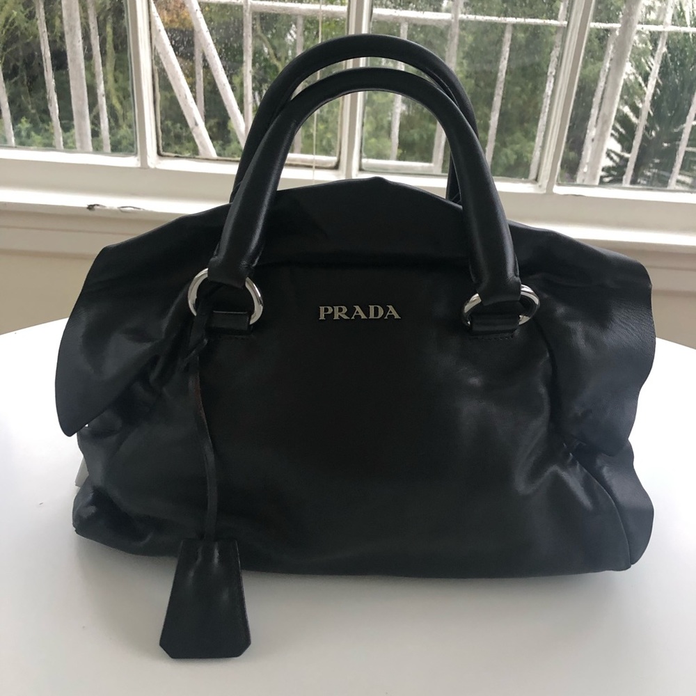 Prada leather satchel